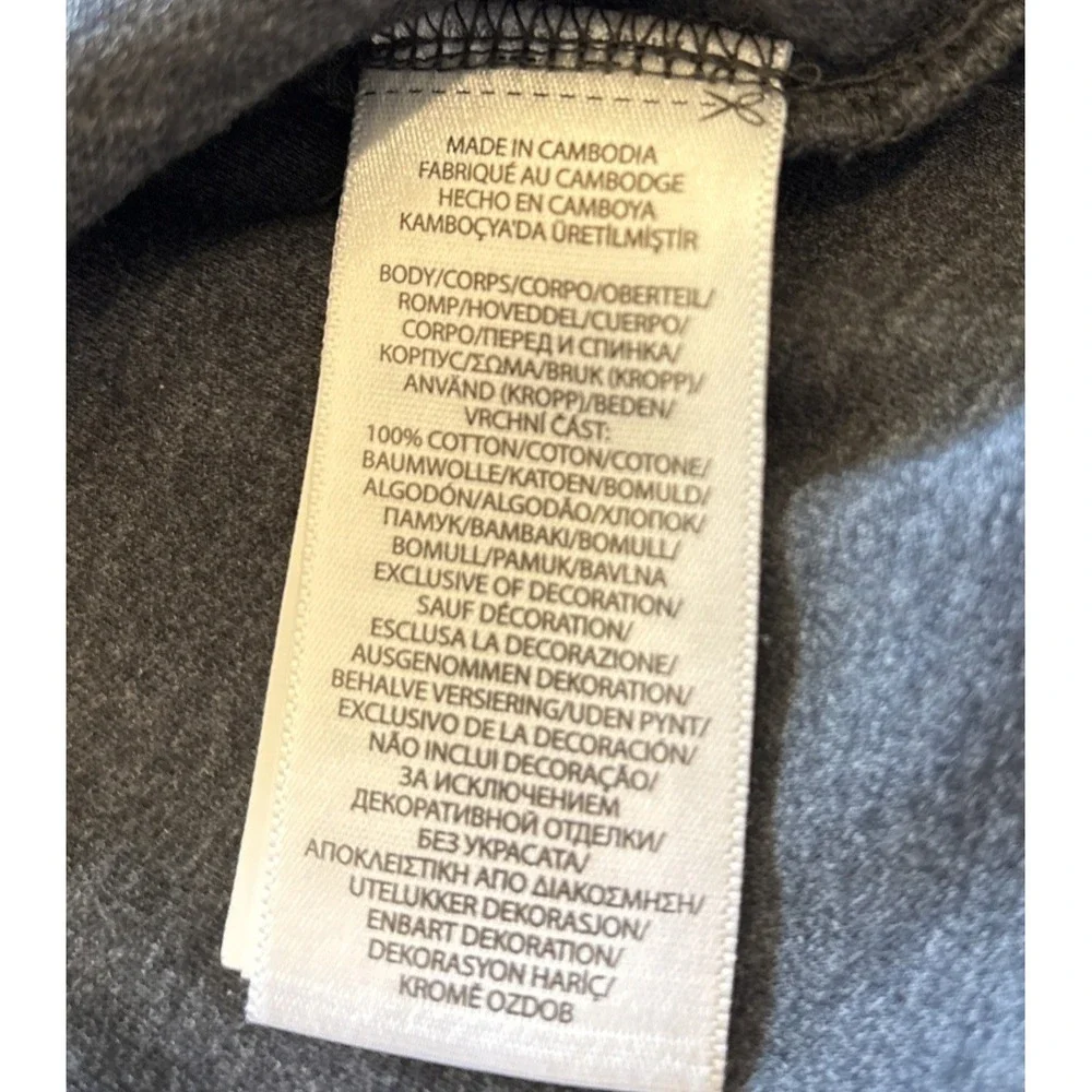 Ralph Lauren Polo Shirt Mens XL Charcoal Gray Long Sleeve Classic Fit Flesh Pony